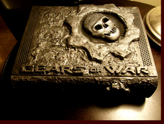 Illustration for article titled Someone's Dragon Collection Melted on this Gears of War Xbox 360